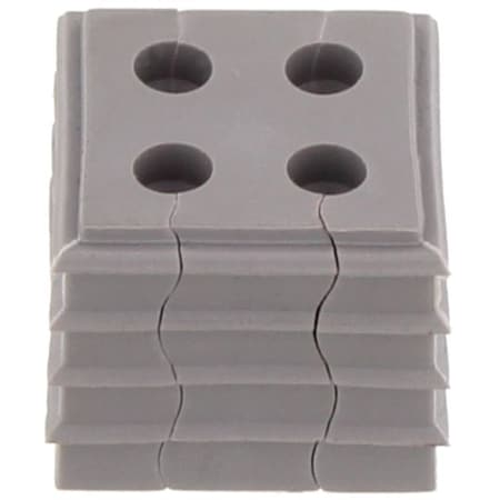 Conta-Clip Seal, 17.7 mm. H x 20.3 mm. W x 20.3 mm. L, Thermoplastic Elastomer 28606.6